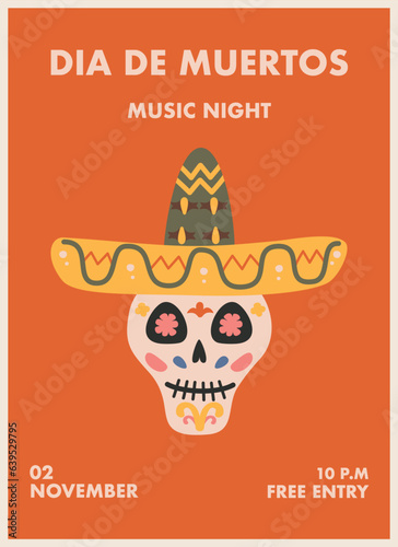 Poster for the Mexican Day of the Dead