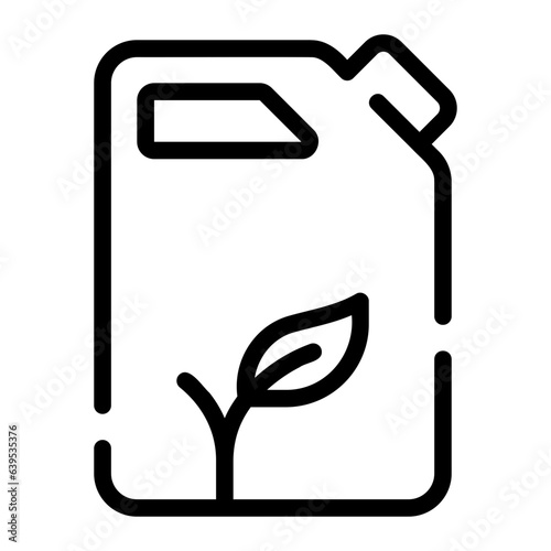jerrycan line icon