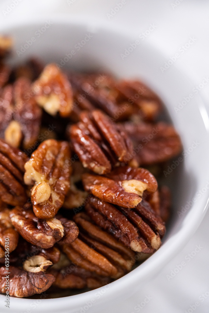 Toasted pecans Toasted pecans
