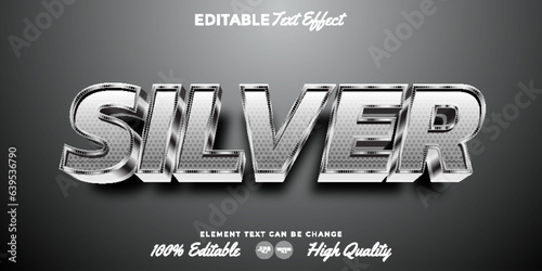 Silver Text Effect