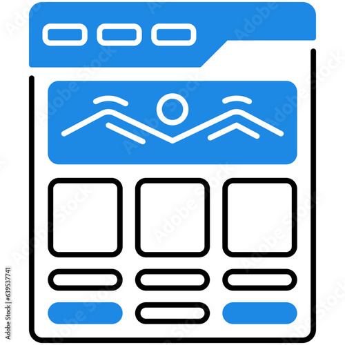  Website Landing Page Icon