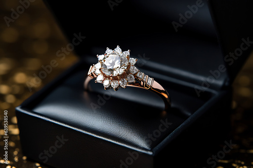 Shot of luxury diamond gemstone ring © Miftakhul Khoiri