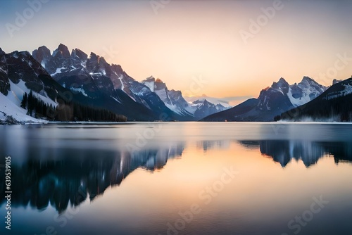 lake in mountains © sharoz arts 