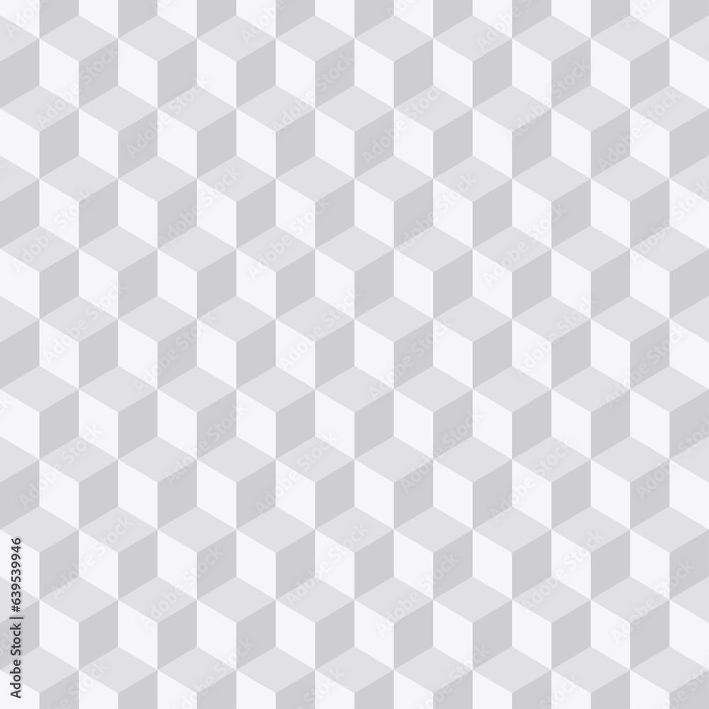 Abstract seamless background of cubes, modern vector texture. Abstract seamless background of cubes, modern vector texture.
