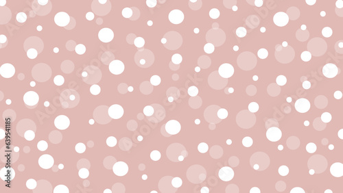 Pink seamless pattern with white drops