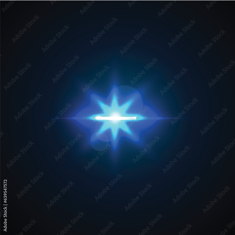 Star Light Effect Vector Pattern Decorative Star Light Effect Vector Pattern Decorative
