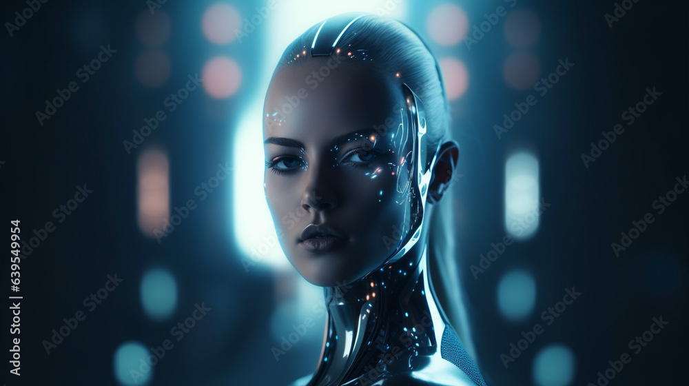Cyborg, Chatgpt conecpt, AI Cyborg, Chatgpt conecpt, AI