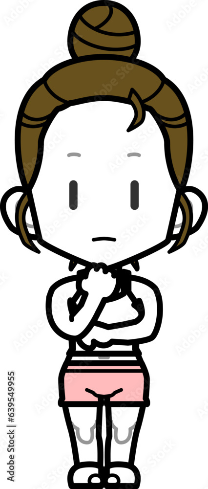 Fototapeta premium hb部屋着女性_fOL20