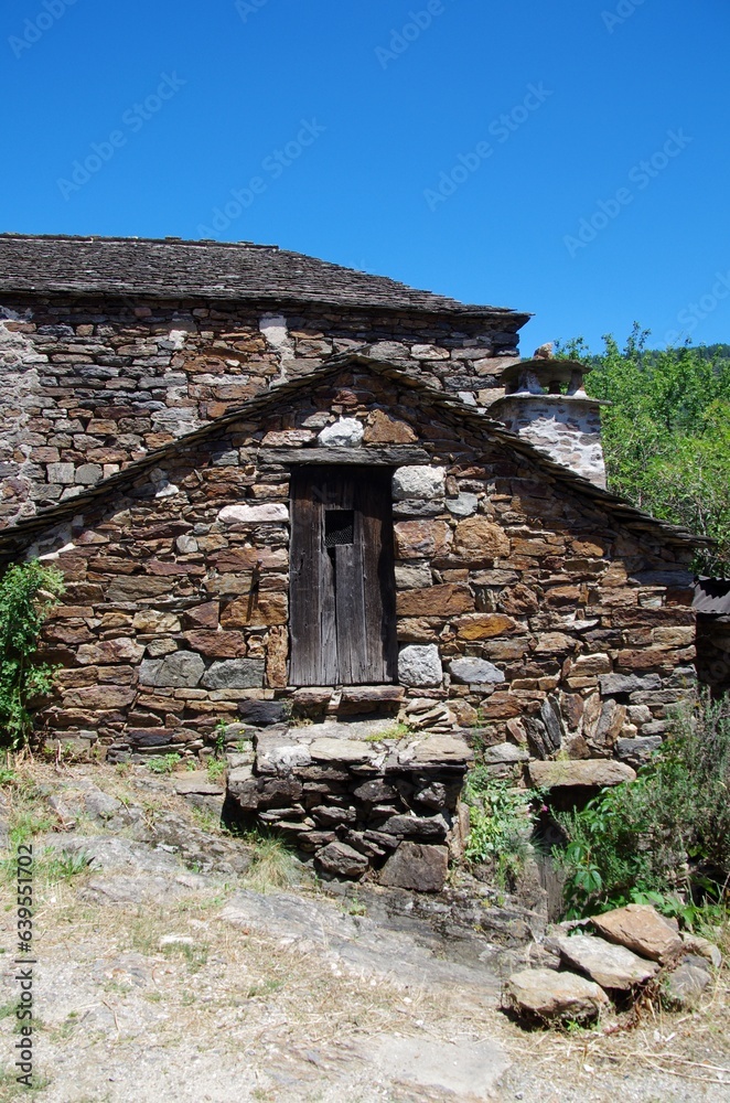 Ancient house in Thines in Ardeche in France, Europe