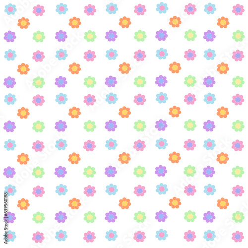 seamless pattern with flowers