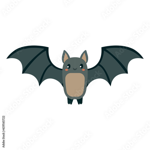 Fotomural Simple cartoon concept bat icon