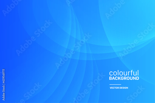 Abstract blue colourful gradient vector illustration background 