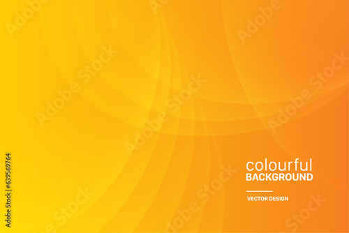 Abstract Orange colourful gradient vector illustration background 