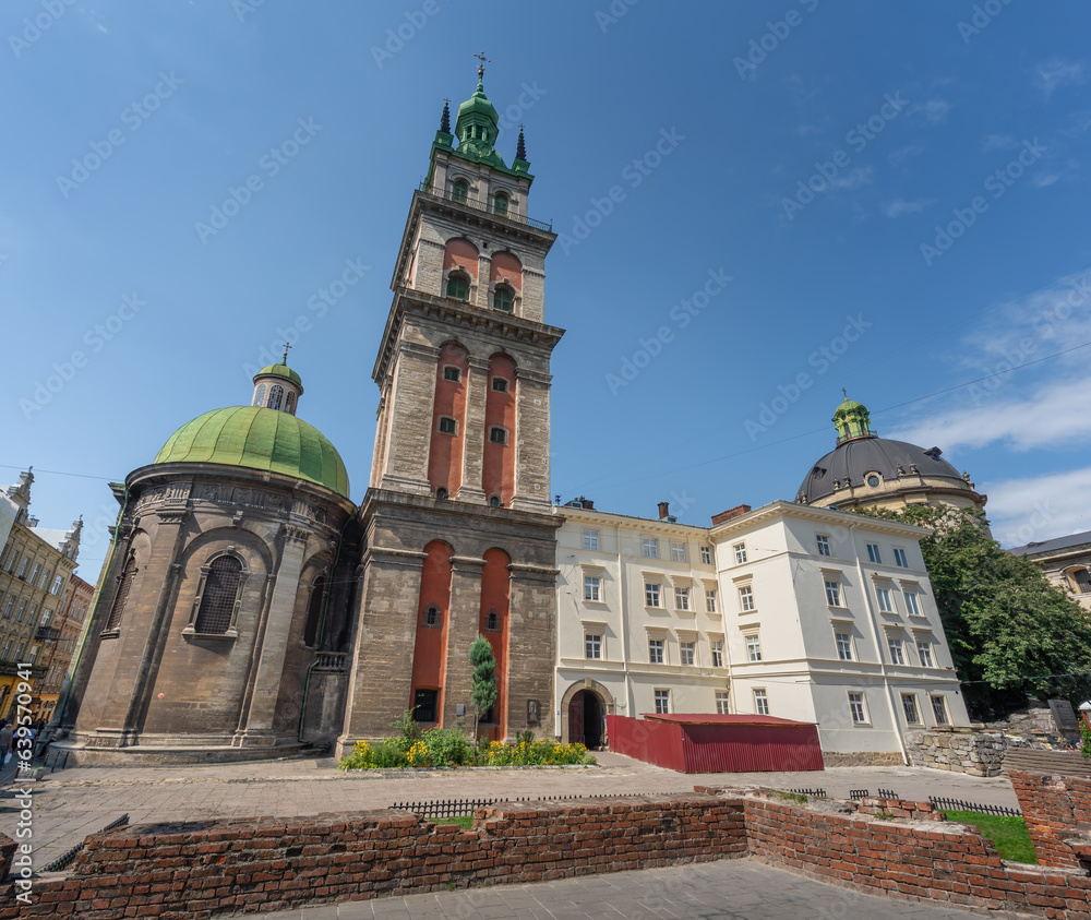 Dormition Church and Korniakt Tower - Lviv, Ukraine