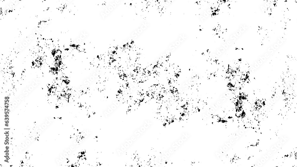 Black and white grunge. Distress overlay texture. Abstract surface dust and rough dirty wall background concept. Vector splatter grunge black and white background.