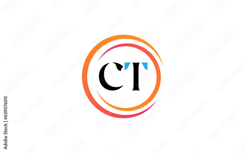 CT logo. CT latter logo with double line. CT latter. CT logo for technology, business and real estate brand CT logo. CT latter logo with double line. CT latter. CT logo for technology, business and real estate brand