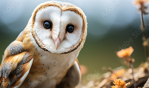 Nocturnal Beauty: Common Barn Owl