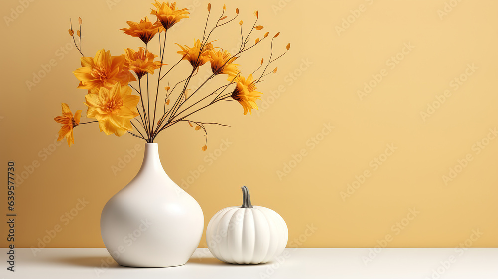 Decorative home plant in vase arrangement. Generative Ai Decorative home plant in vase arrangement. Generative Ai