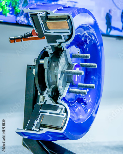 But Model of In-wheel Motor | インホイールモータのカットモデル