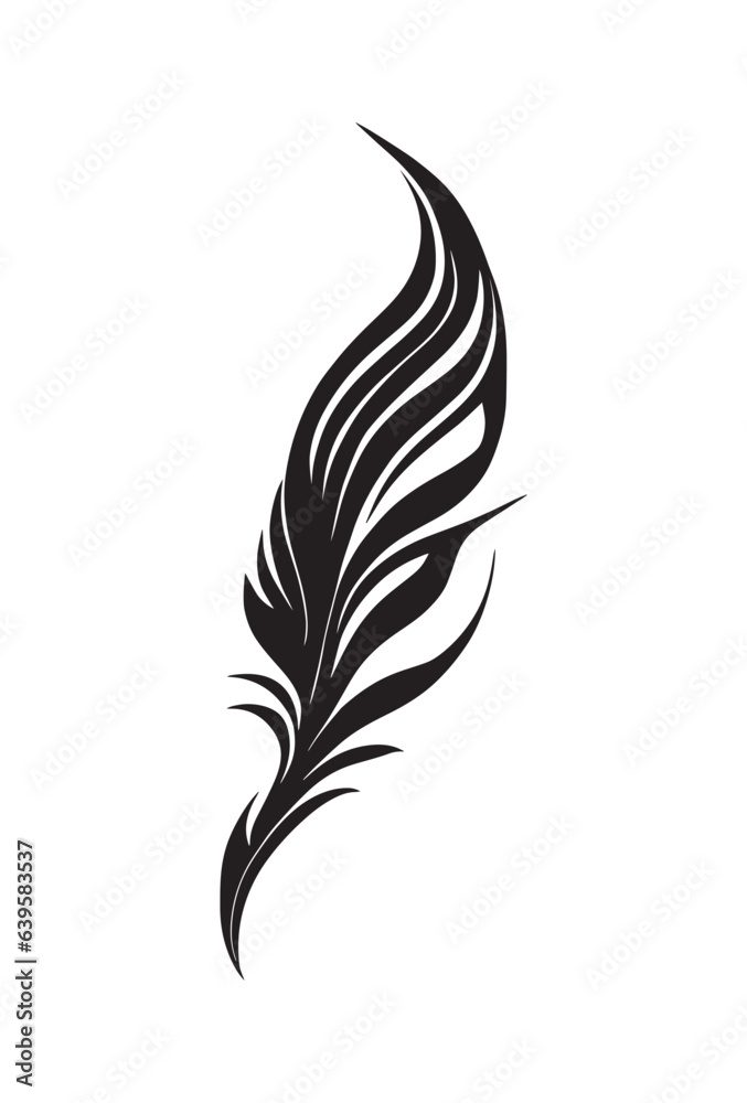 Obraz premium Decorative feather