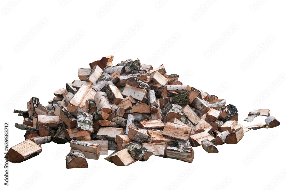 Firewood Birch transparent background Firewood Birch transparent background