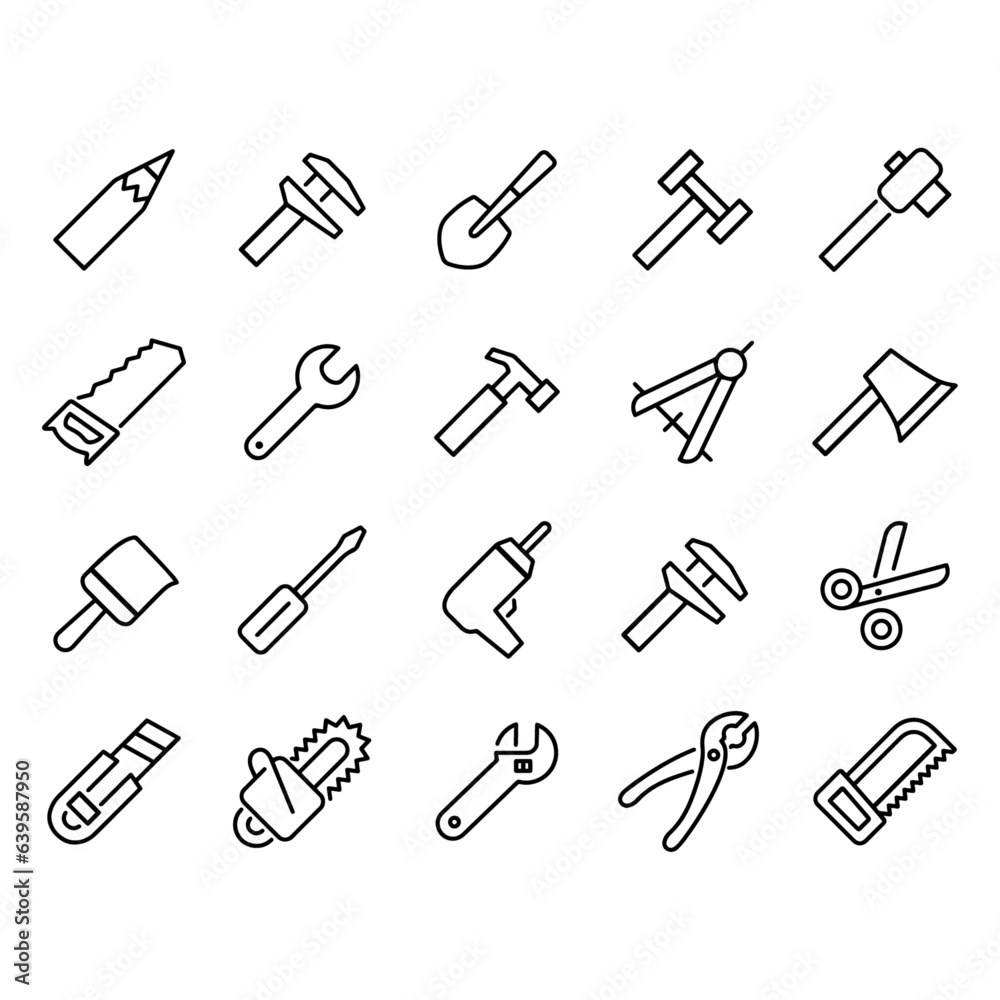 Tools Icons vector design 