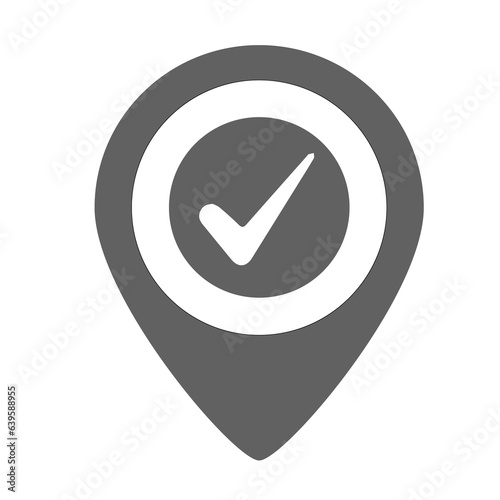 Free Download checkin icon, check in icon, location pin icon, map pin place marker., location icon - GFXLoad