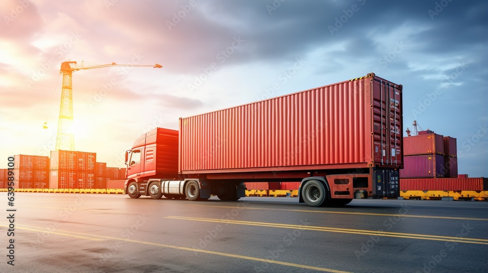 Truck on the Highway: Transportation and Freight Industry