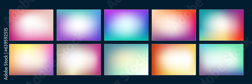 Elegant multicolor Blur Background vector collection