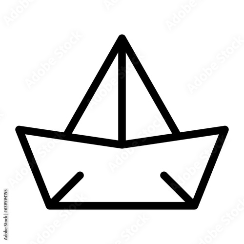 origami line icon