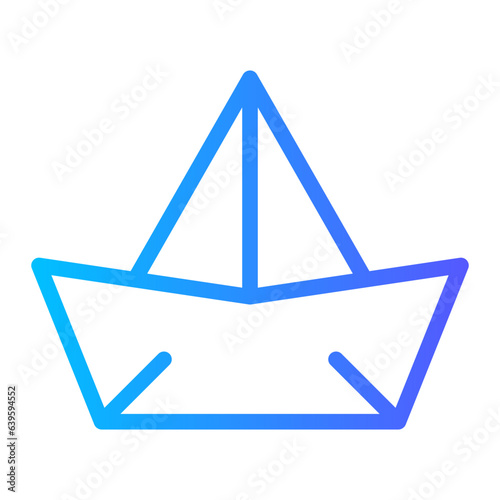 origami gradient icon