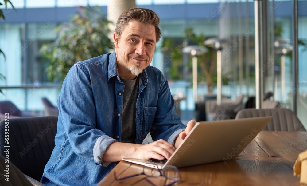 Man working with laptop Man working with laptop