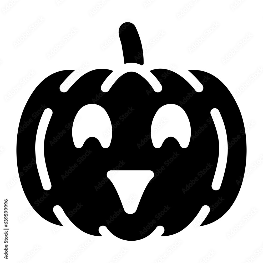 pumpkin glyph icon pumpkin glyph icon