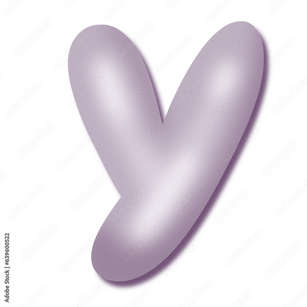 Y English alphabet Balloon. purple pastel balloons for text, letter, holiday. Festive, realistic Y English alphabet Balloon. purple pastel balloons for text, letter, holiday. Festive, realistic