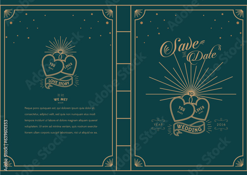 Classy wedding greetings. Wheel of love theme wedding greetings. wizard wedding theme. magical wedding theme
Save the date