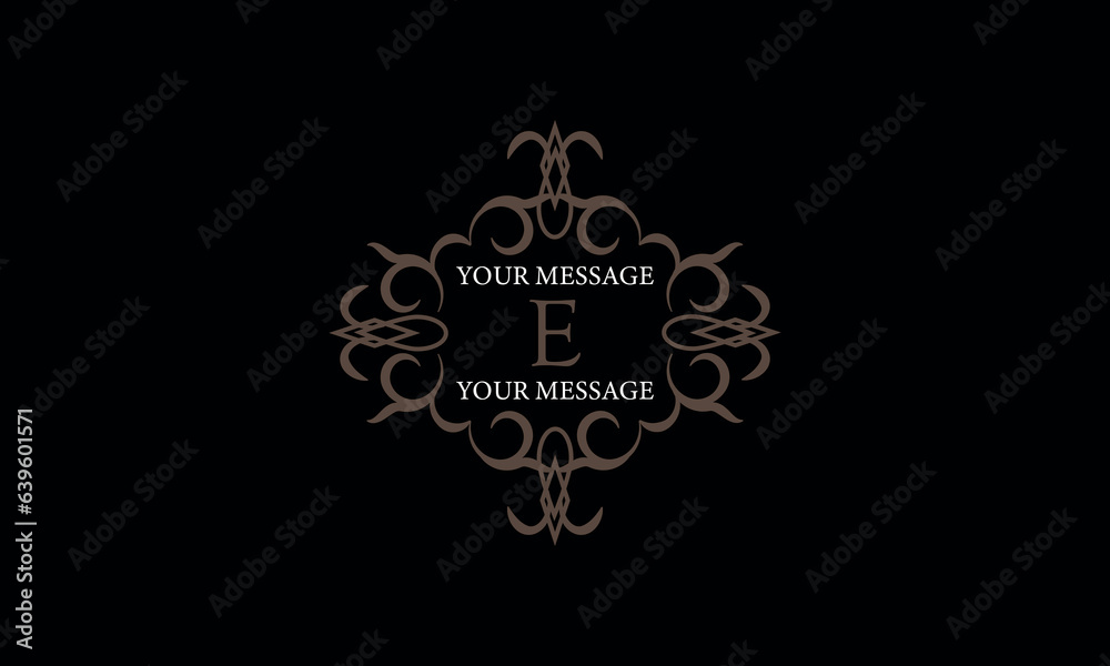 The letter E is made in the style of a modern vector line. Luxury elegant logo. Design examples for cafes, hotels, jewelry, fashion, restaurant The letter E is made in the style of a modern vector line. Luxury elegant logo. Design examples for cafes, hotels, jewelry, fashion, restaurant