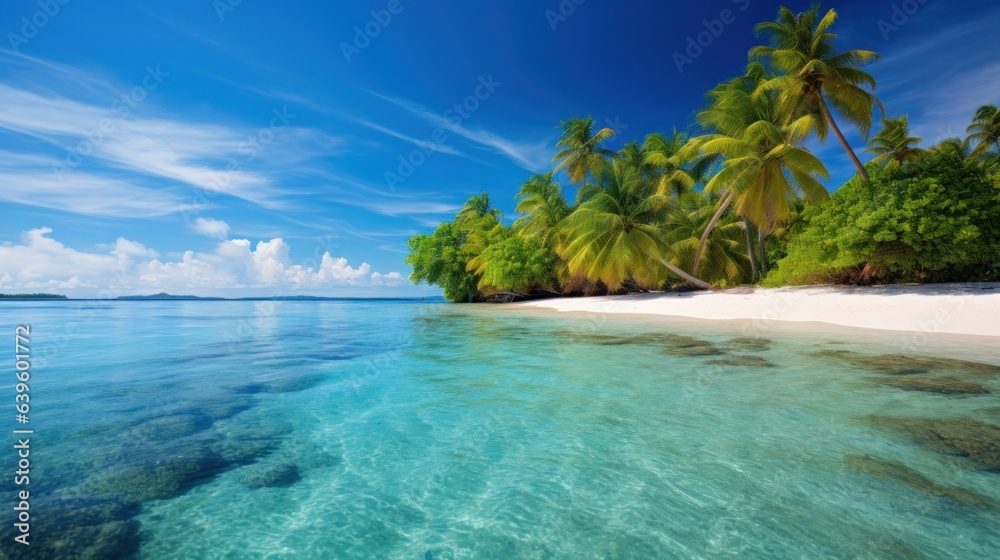 Fototapeta premium beach. Generative AI