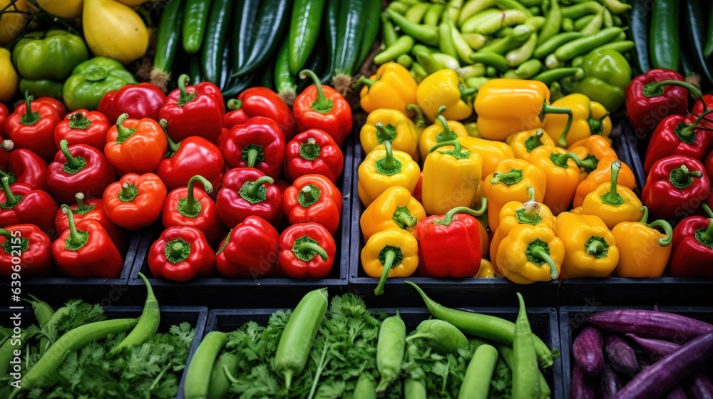 vegetables on the market. Generative AI
