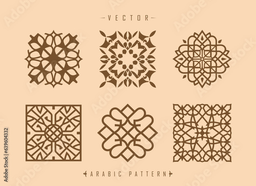 arabic pattern art middle eastern style pattern