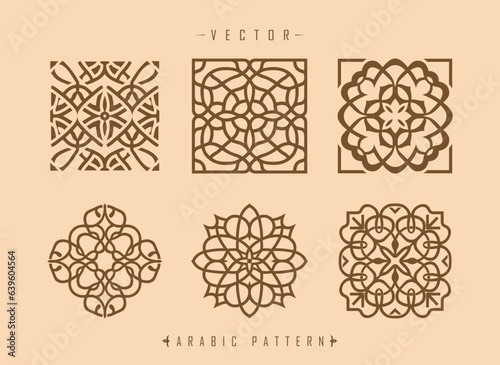 arabic pattern art middle eastern style pattern