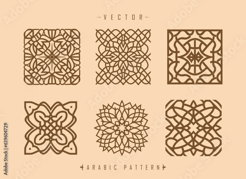 arabic pattern art middle eastern style pattern
