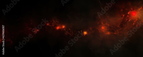 Inferno unleashed. Fiery dance. Burning passion. Abstract fire in depths. Eternal flame on black background