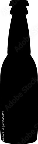 silhouette of bottle