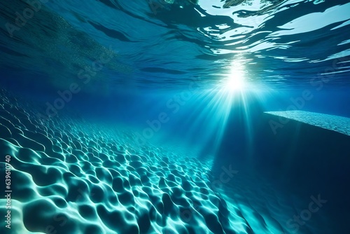 background with rays generated by AI technology