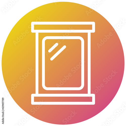 Mirror Vector Icon Design Illustration