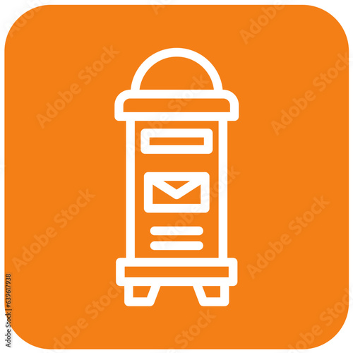 Mailbox Vector Icon Design Illustration