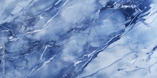 Luxury white blue marble texture background design, generative ai