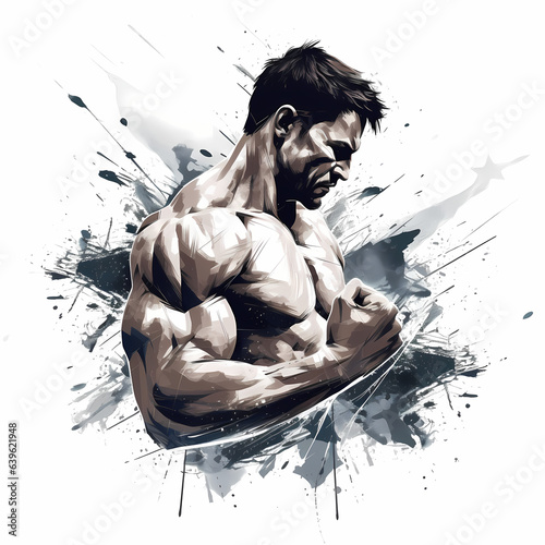 Strong Body Builder Man