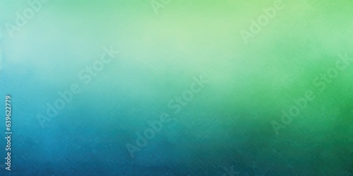 Background of gradient Turquoise color. Background of product studio with Green spotlight on Blue colour. Gradient background for poster banner and product advertising, generative ai.