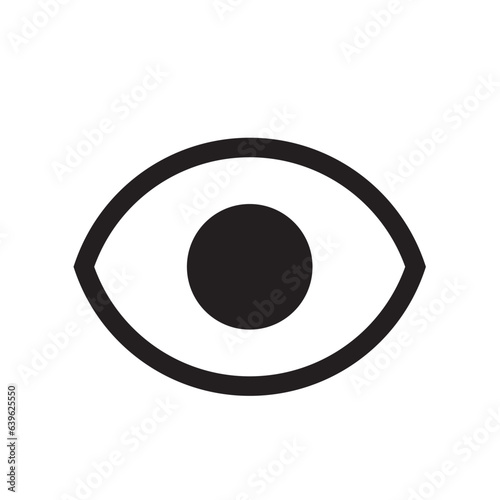 eye icon vector illustration